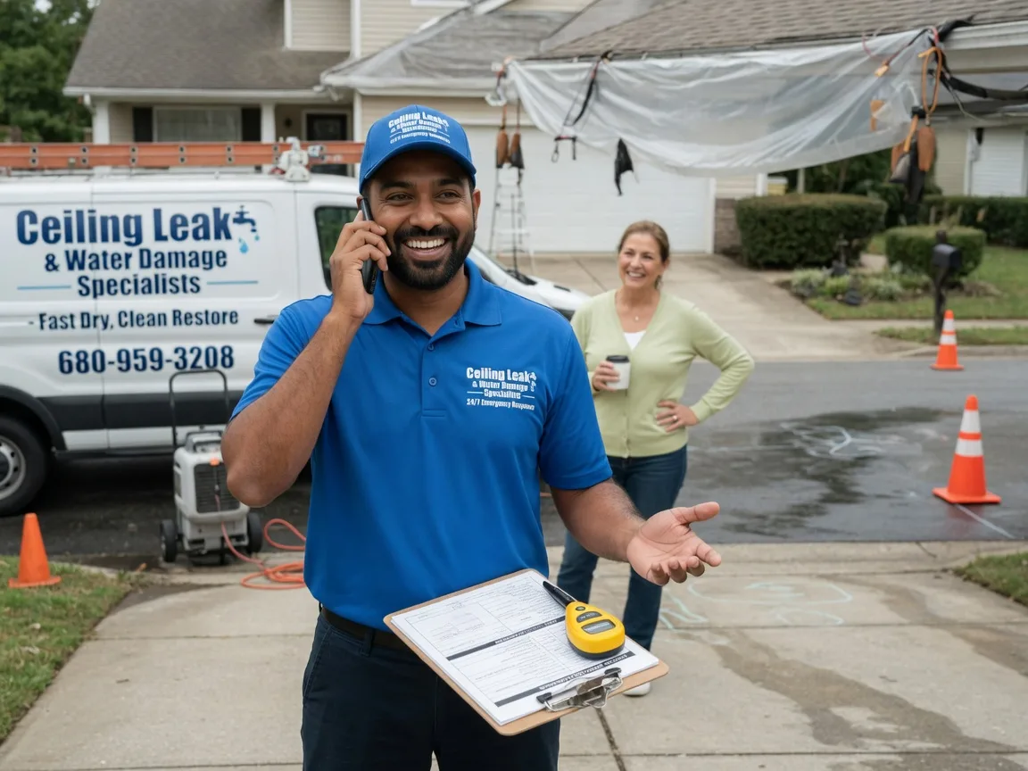 Ceiling Leak Cleanup Sykesville, MD FAQs